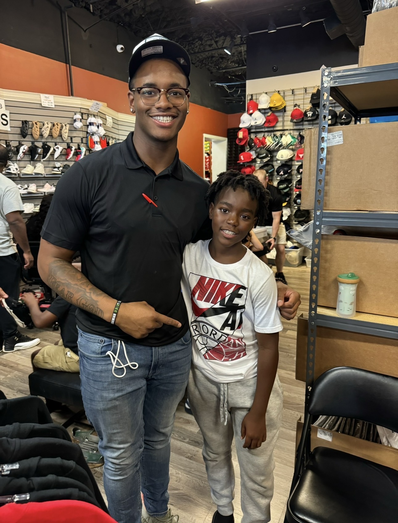 Mentor with young student