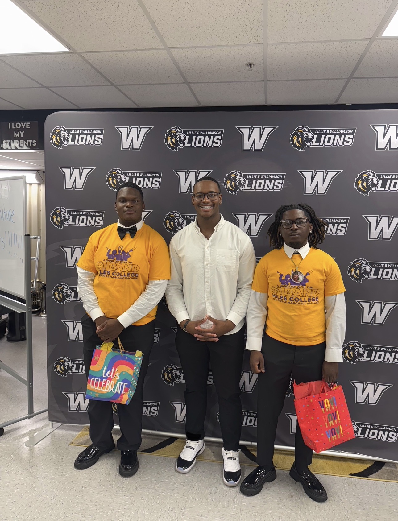 Students at Lillie B Williamson event